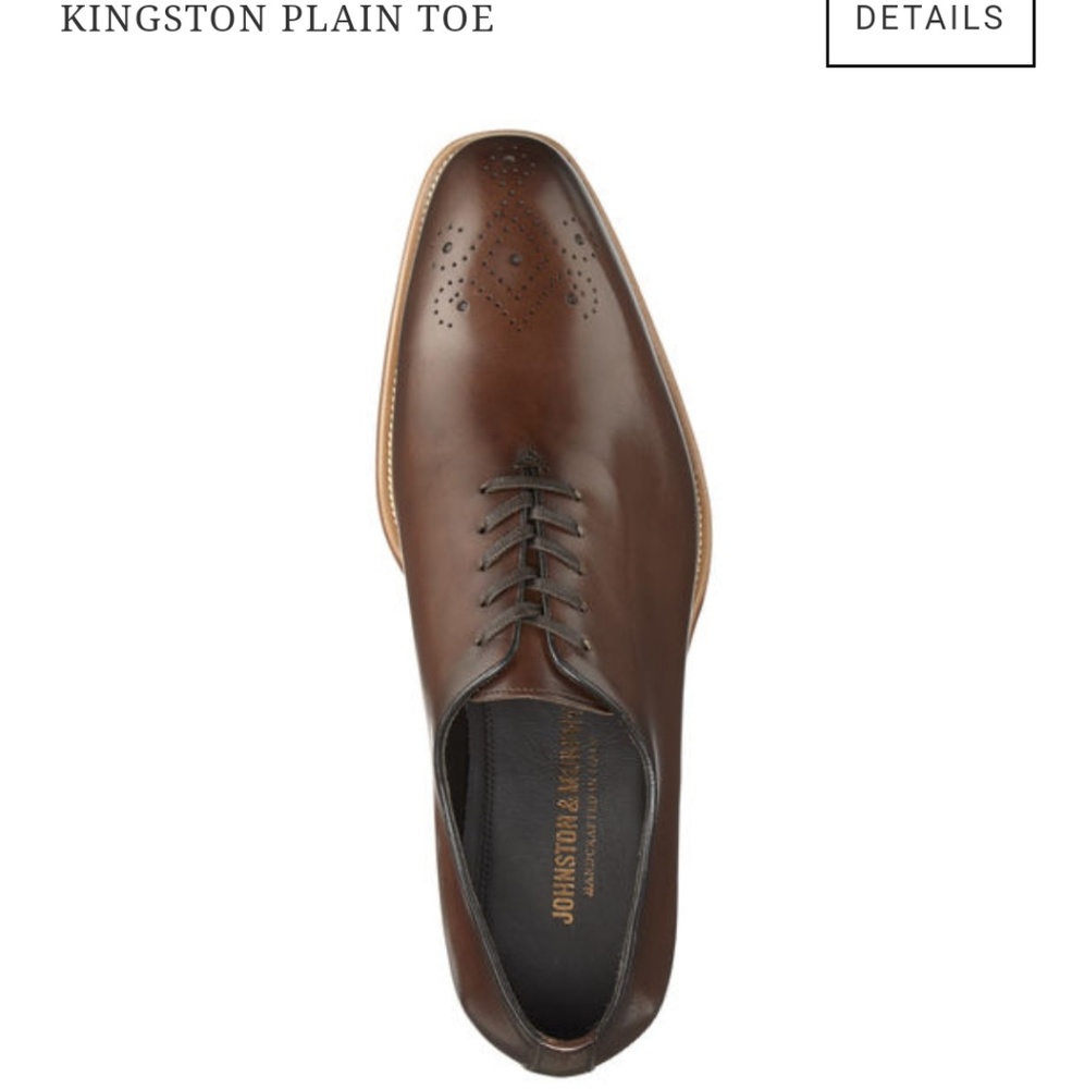 ISO Johnston & Murphy Kingston Plain Toe - size 8